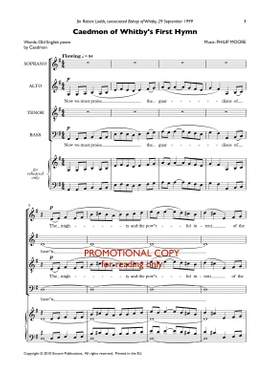 Philip Moore: Caedmon of Whitby's first hymn