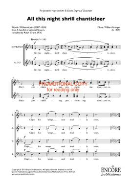 William Armiger: All this night shrill chanticleer