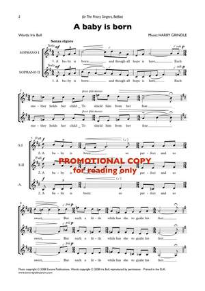 Harry Grindle: A baby is born