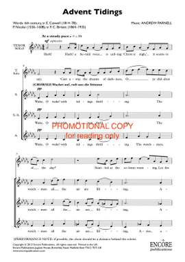 Andrew Parnell: Advent tidings