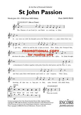 David Price: St John Passion (I)