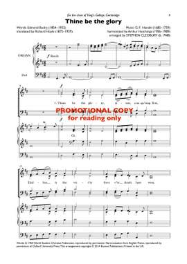 Stephen Cleobury: Thine be the glory II