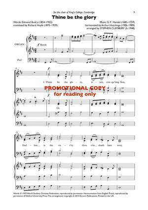 Stephen Cleobury: Thine be the glory II