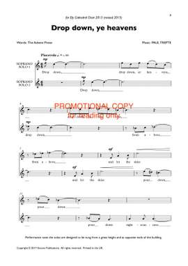 Paul Trepte: Drop down, ye heavens