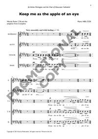 Neil Cox: Keep me as the apple of an eye