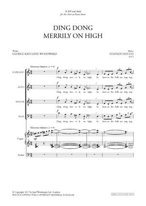 Hough, Stephen: Ding Dong Merrily on High. SATB & organ