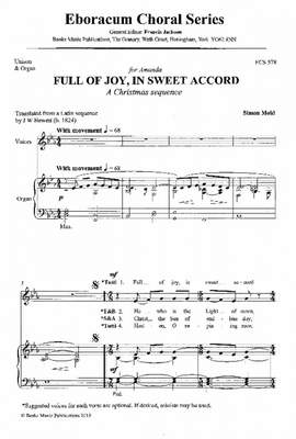 Mold: Full Of Joy, In Sweet Accord