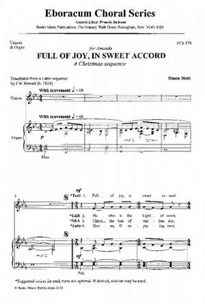 Mold: Full Of Joy, In Sweet Accord