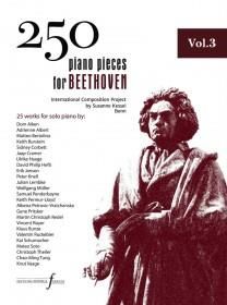 250 Piano Pieces For Beethoven - Vol. 3