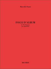 Marcello Panni: Fogli d'album