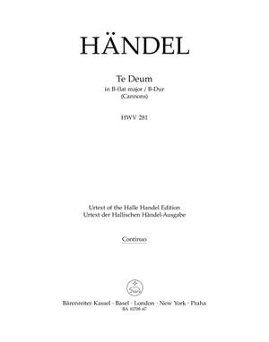Händel, Georg Friedrich: Te Deum in B flat major HWV 281
