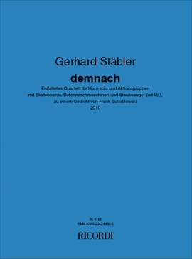 Gerhard Stäbler: Demnach