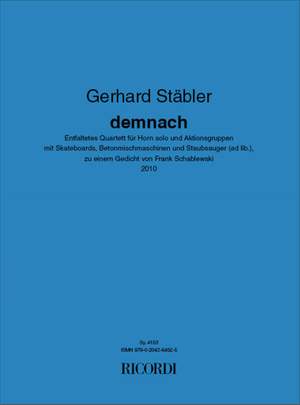Gerhard Stäbler: Demnach