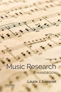 Music Research: A Handbook