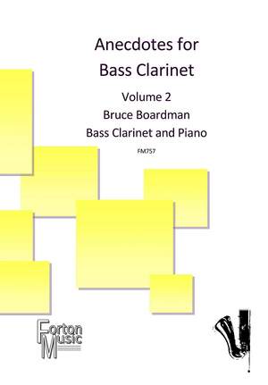 Boardman, Bruce: Anecdotes for Bass Clarinet Vol. 2