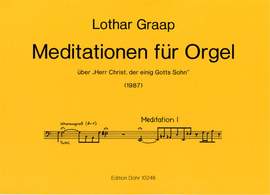 Lothar Graap: Meditationen Für Orgel