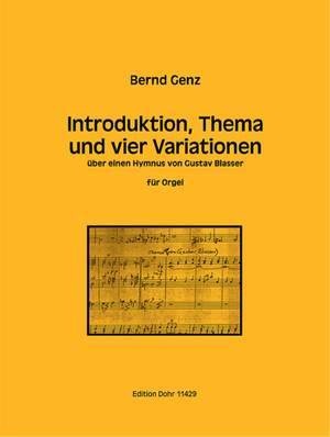 Bernd Genz: Introduktion, Thema und Vier Variationen