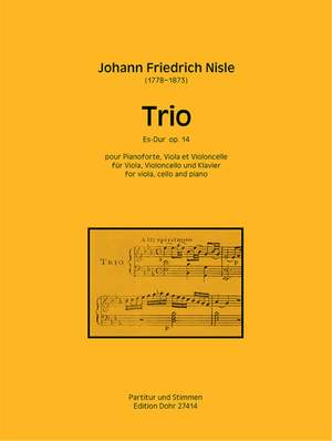 Johann Friedrich Nisle: Trio Für Viola, Violoncello und Klavier