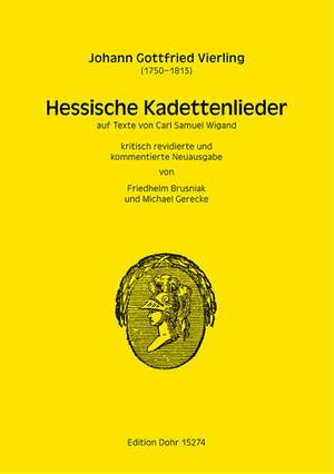 Johann Gottfried Vierling: Hessische Kadettenlieder