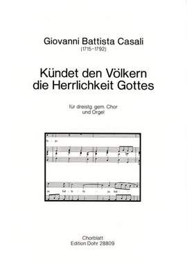 Giovanni Battista Casali: Kündet Den Völkern Die Herrlichkeit Gottes
