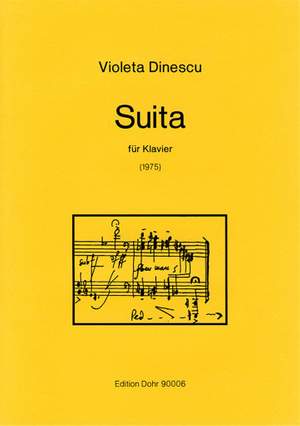 Violeta Dinescu: Suita Für Klavier