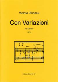 Violeta Dinescu: Con Variazioni Für Klavier