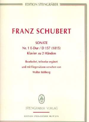 Franz Schubert: Sonete E-dur Nr. 1 D157