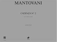 Mantovani, Bruno: Cadenza No.2 (score)