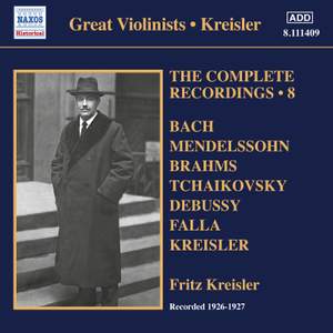 Fritz Kreisler: The Complete Recordings, Vol. 8