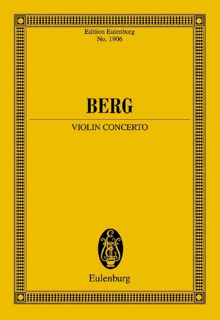 Berg, A: Violin Concerto