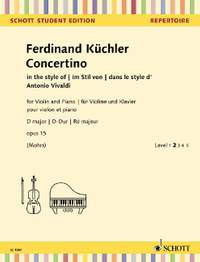 Kuechler, F: Concertino D-Dur D major op. 15