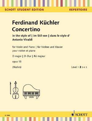 Kuechler, F: Concertino D-Dur D major op. 15