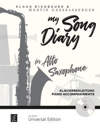 Dickbauer Klaus: My Song Diary Alto Saxophone – Piano Accompaniments
