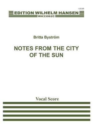 Britta Byström: Notes From The City Of The Sun