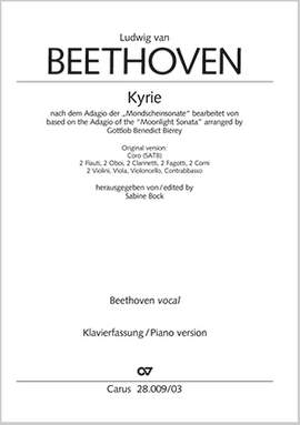 Beethoven: Kyrie based on the Adagio of the "Moonlight Sonata"