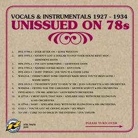 Unissued On 78s - Vocals & Instrumentals 1927 - 1934