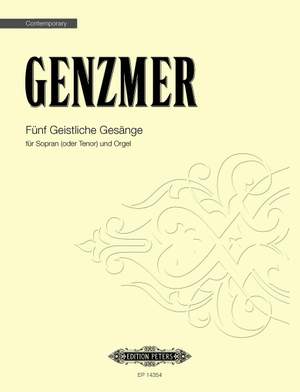 Genzmer, Harald: Funf Geistliche Gesange