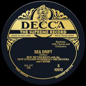 Delius: Sea Drift - Vinyl Edition