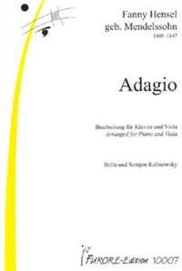 Fanny Hensel: Adagio Für Viola und Klavier