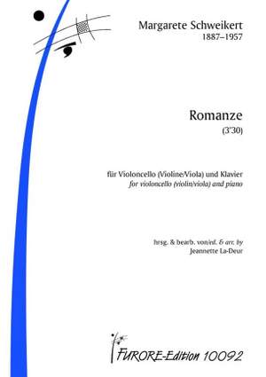 Margarete Schweikert: Romanze Für Cello und Klavier
