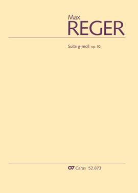 Reger: Suite gMoll op. 92 (G minor)