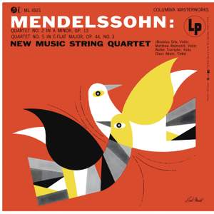 Mendelssohn-Bartholdy: String Quartet No. 2 & No. 5 Product Image