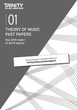 Trinity: Past Papers: Theory (May 2019) Grade 1