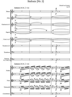 Lannoy, Eduard von: Symphonie No. 2