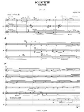 Pop, Adrian: Solstice for orchestra