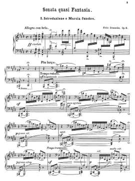 Draeseke, Felix: Piano Sonata op. 6