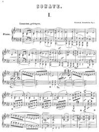 Gernsheim, Friedrich: Piano Sonata op. 1