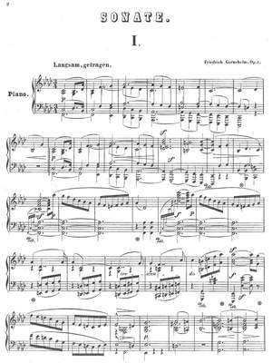 Gernsheim, Friedrich: Piano Sonata op. 1