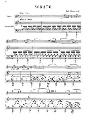 Sjögren, Emil: Violin Sonata op. 19