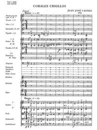 Castro, Juan José: Corales Criollos No.3 for orchestra